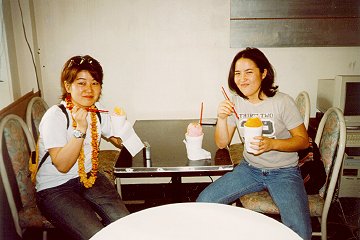 Having Shave Ice