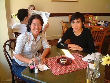 Lunch with Rachelle