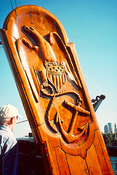 Carved wood