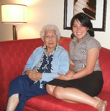 Grandma and me