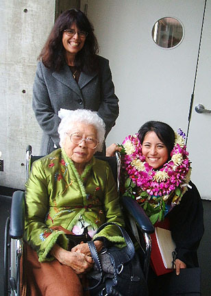 With Grandma and Mom