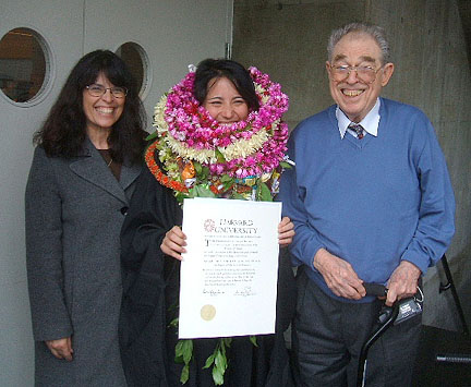 Mom, Grandpa and me