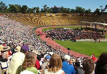View from the stands